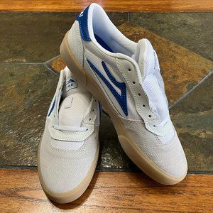 Lakai Skateboard Shoes Cambridge White/Blue Suede Men's Size 9 *NWOB*